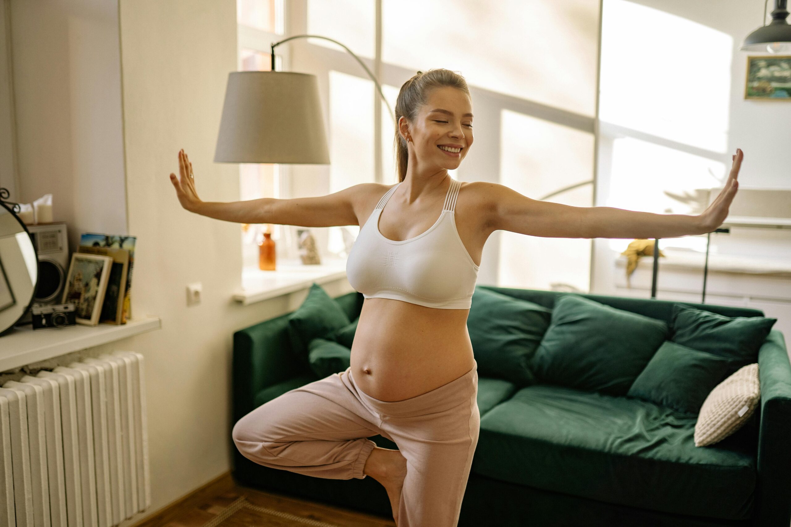 Pregnancy yoga at home in Delhi NCR for safe prenatal care